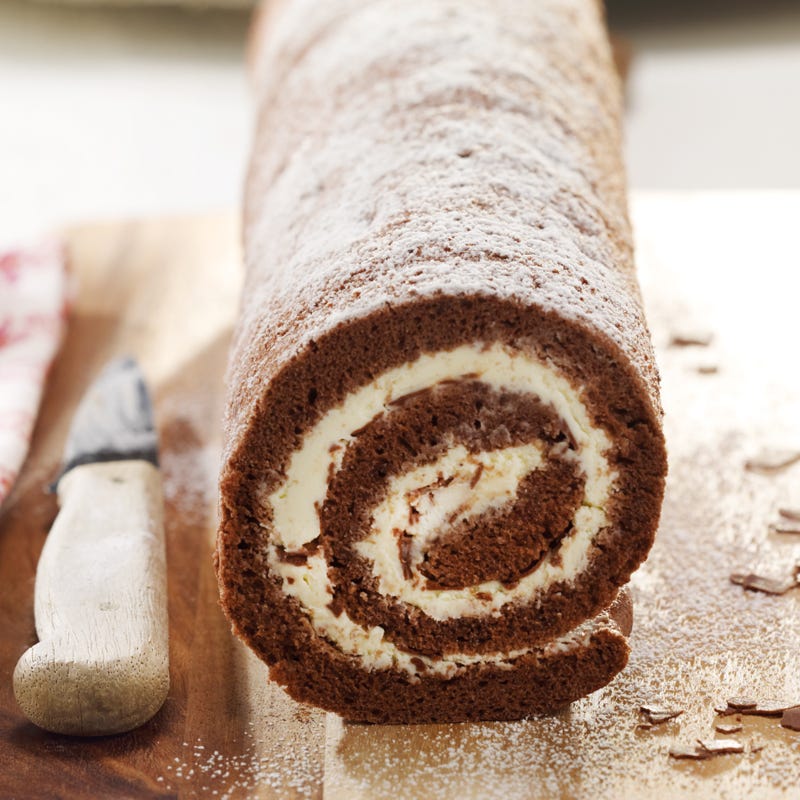 Foto Schokoladenrolle mit Mascarpone von WW