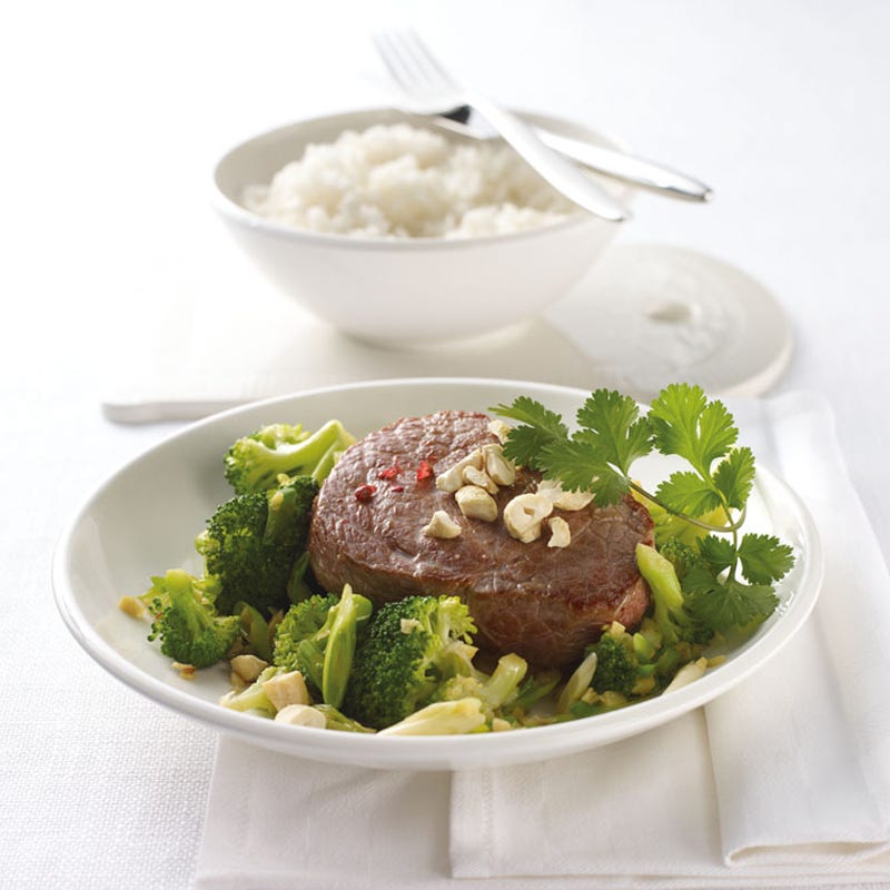Foto Rinderfilet mit Ingwergemüse von WW