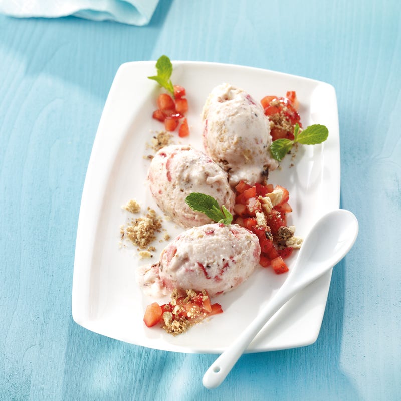 Foto Frozen-Erdbeer-Keks-Yogurt von WW