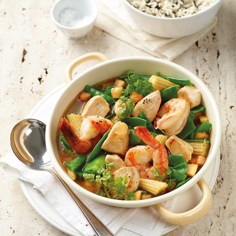 Foto Hähnchen-Garnelen-Topf von WW