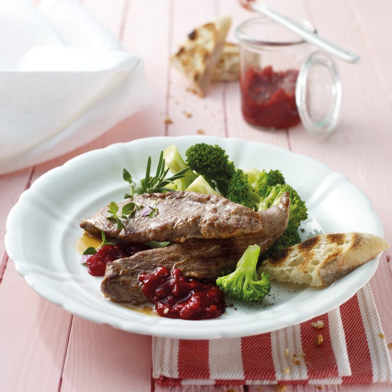 Foto Lammfilets mit Erdbeerchutney von WW