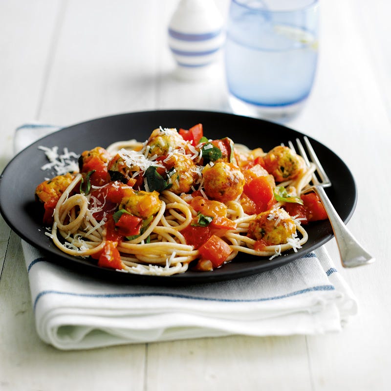 Photo of Spaghetti with turkey meatballs by WW
