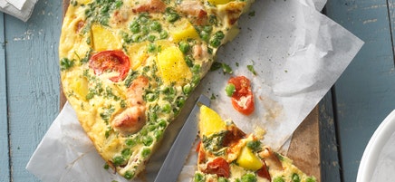 Hähnchenfrittata