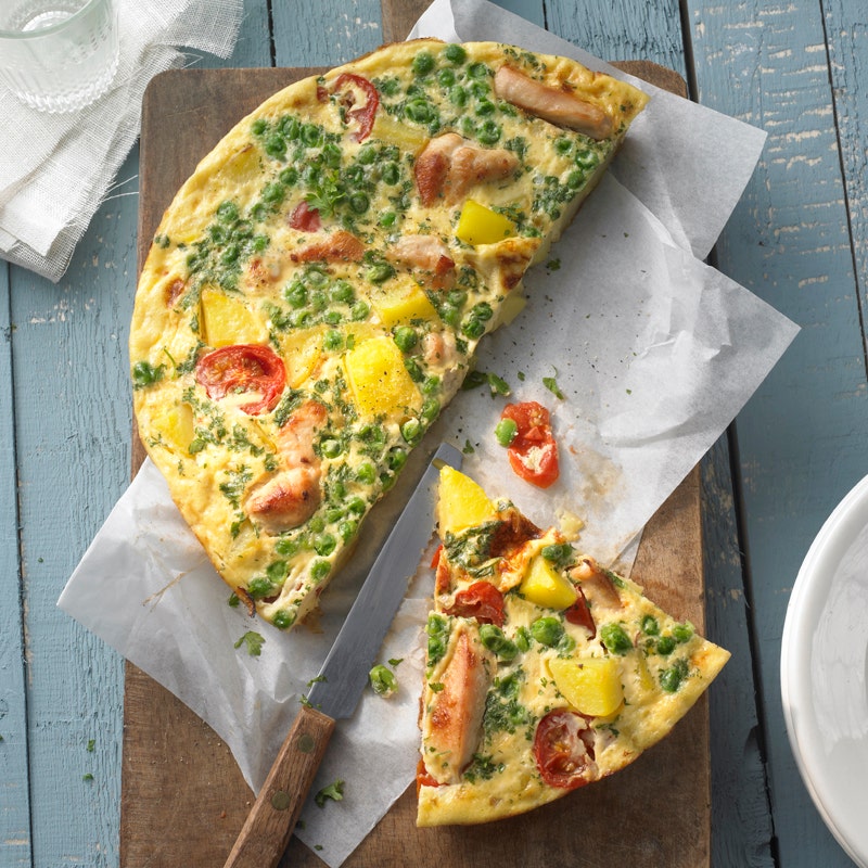Hähnchenfrittata