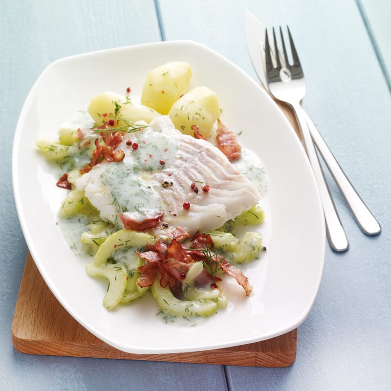 Foto Kabeljau auf Schmorgemüse von WW