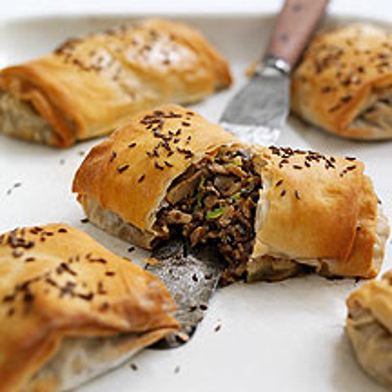 Photo of Mushroom & Stilton filo parcels by WW
