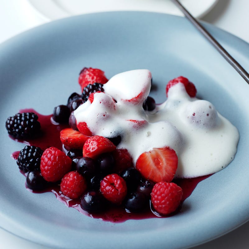 Foto Waldbeeren mit Zabaione von WW