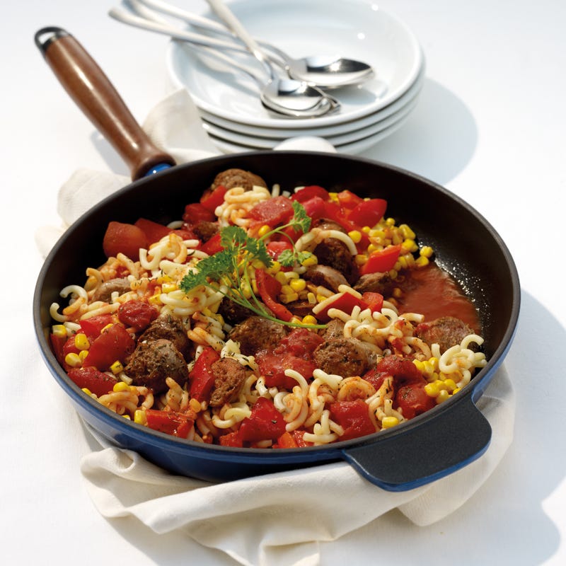 Foto Bratwurst-Nudel-Pfanne von WW