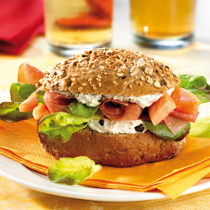 Foto Schinkenbrötchen mit Papaya von WW