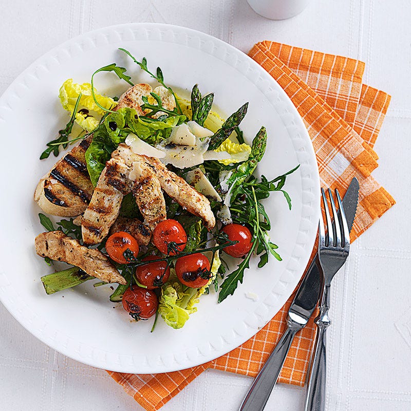 Photo of Chicken, asparagus & Parmesan salad by WW