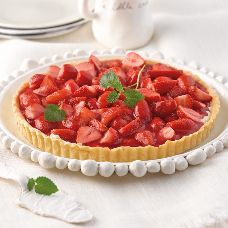 Foto Erdbeertorte mit Marzipan von WW