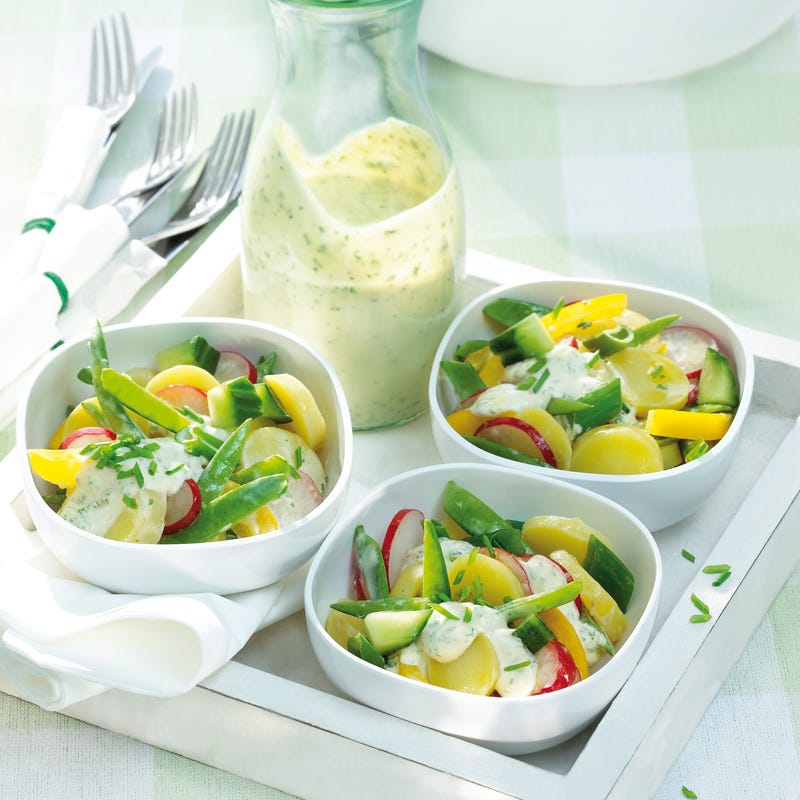 Foto Bunter Kartoffelsalat von WW