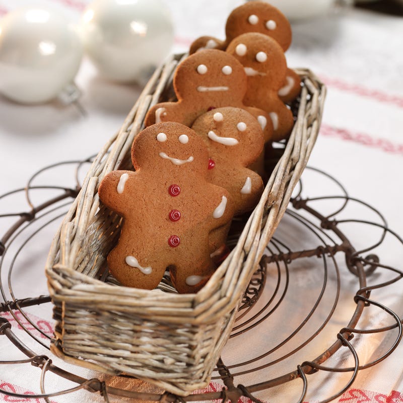 Honigkuchenmännchen mit Glasur