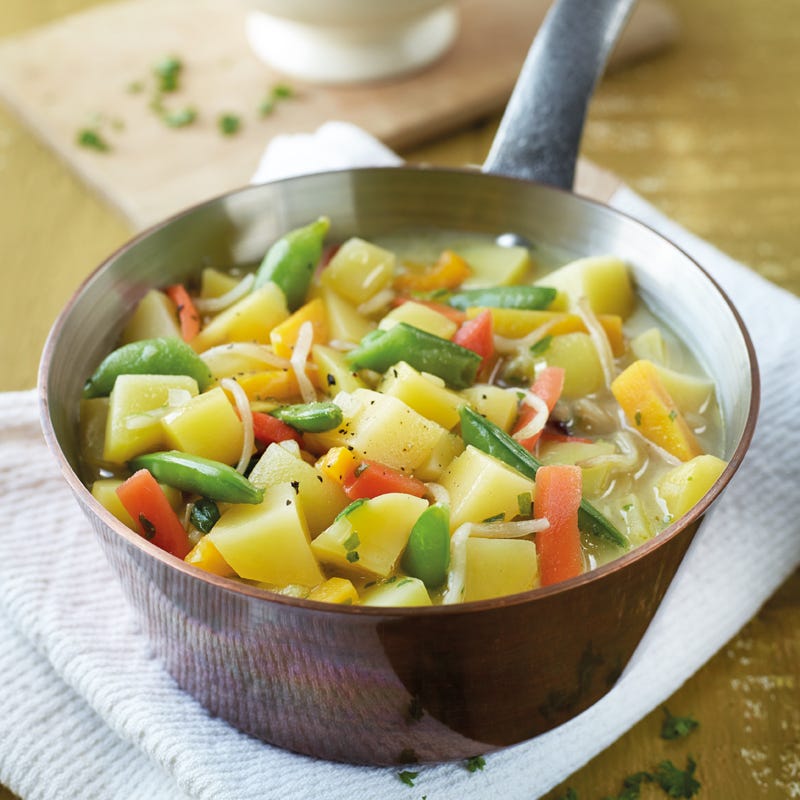 Thailändischer Kartoffel-Curry-Eintopf