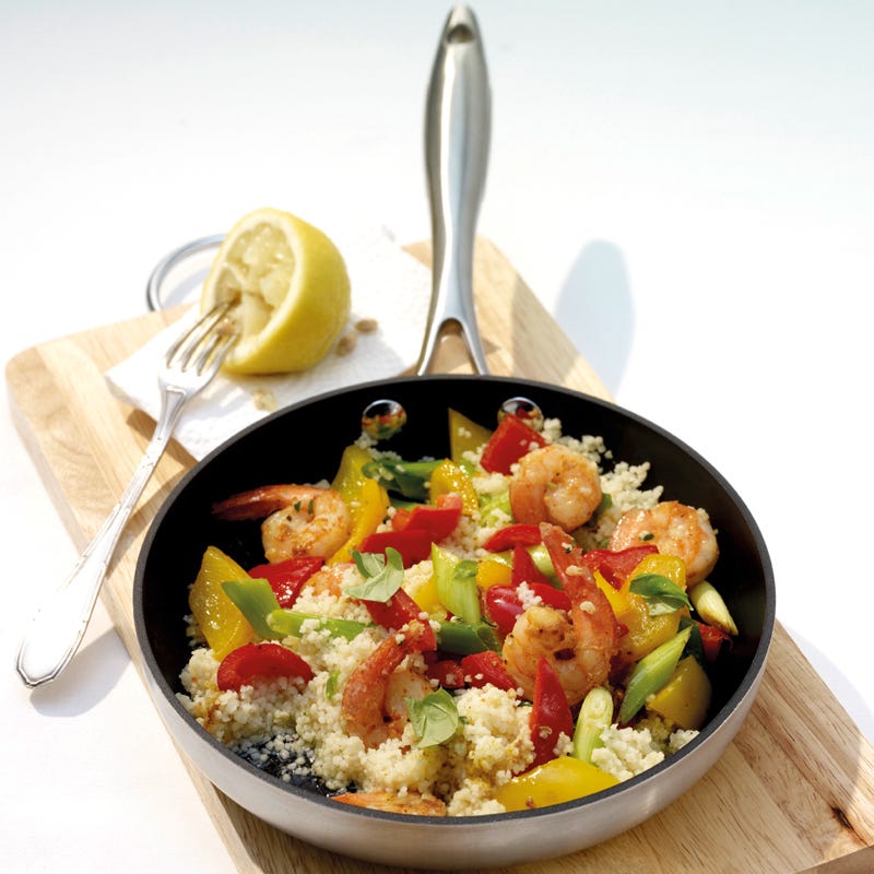 Foto Garnelen-Couscous-Pfanne von WW