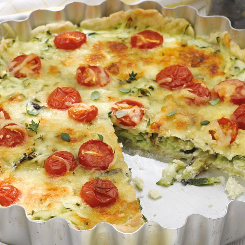 Foto Zucchini-Auberginen-Quiche von WW