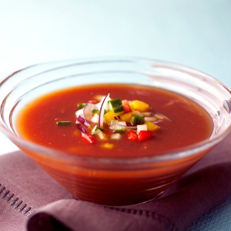 Foto Spanische Gazpacho mit Tomate und Gurke von WW