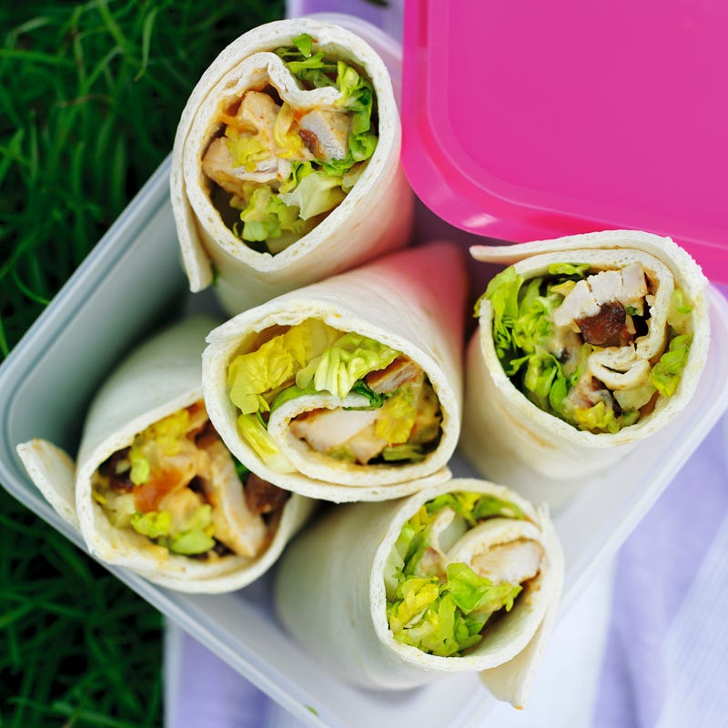 Foto Hähnchen-Wraps von WW