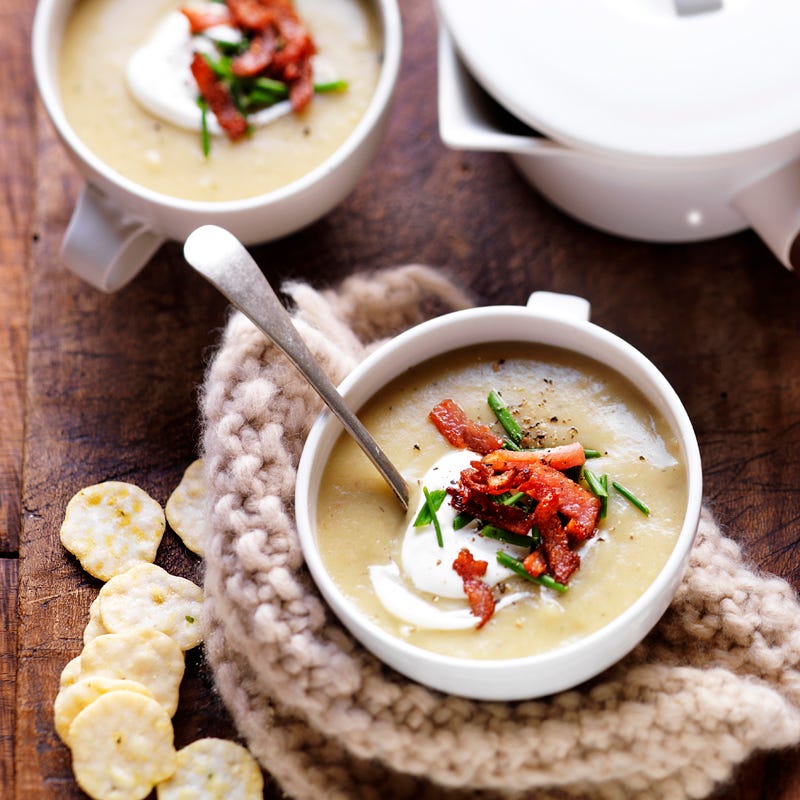 Photo of Leek, potato & bacon soup by WW
