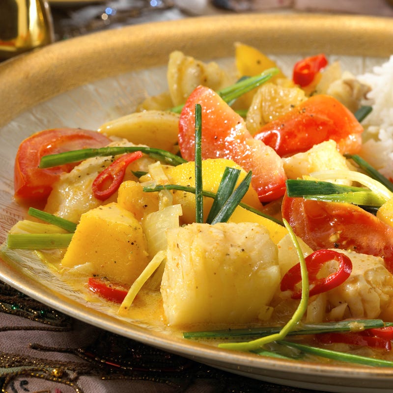 Foto Indisches Fischcurry von WW