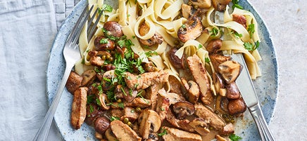 Geschnetzeltes mit Champignons