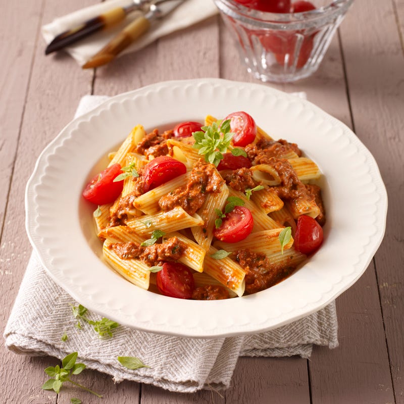 Foto Penne mit Tomaten-Nuss-Pesto von WW