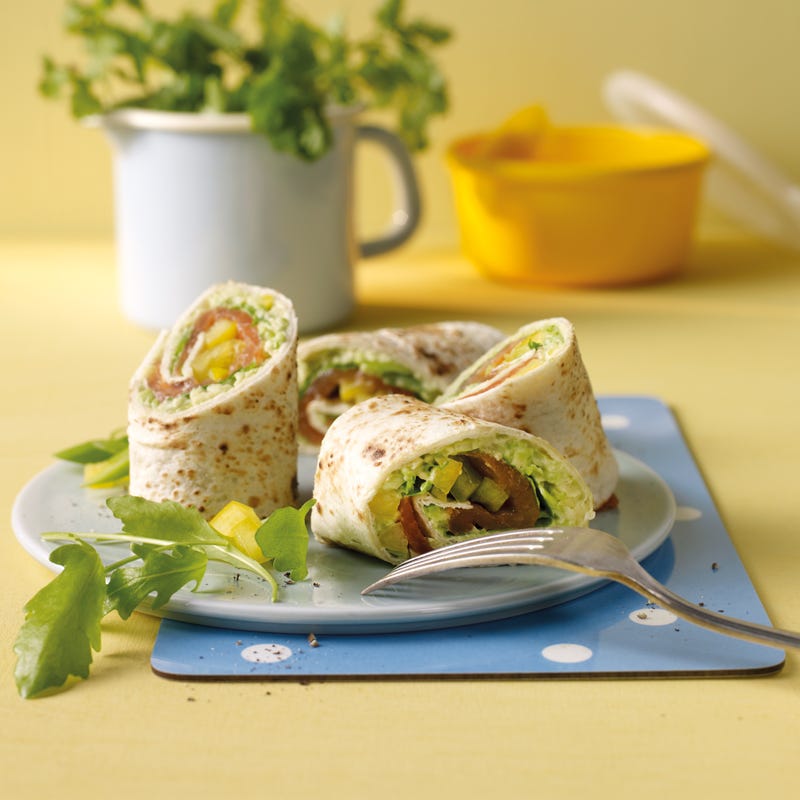 Foto Guacamolewraps mit Räucherlachs von WW