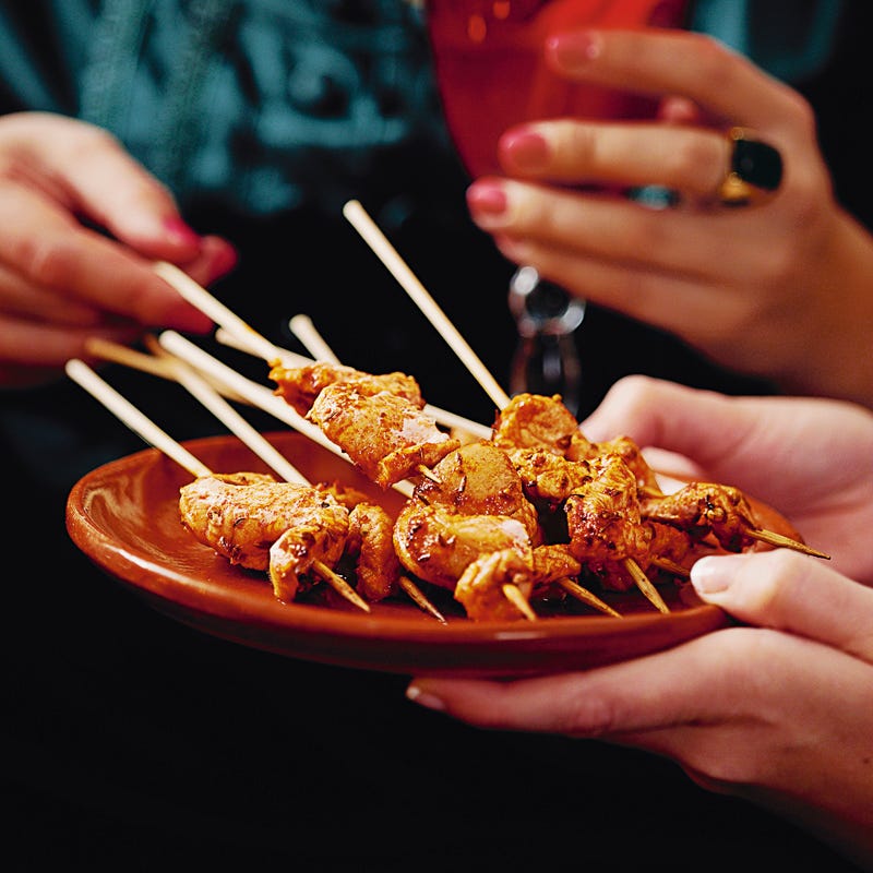 Foto Schweinefleischspießchen Pinchos Morunos von WW