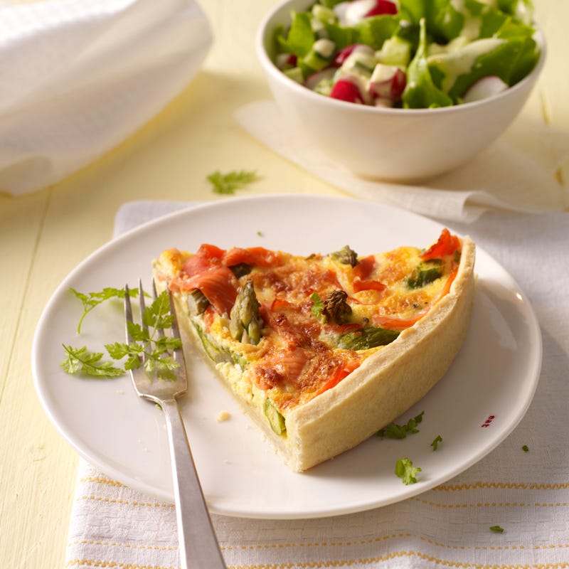 Foto Spargel-Lachs-Quiche von WW