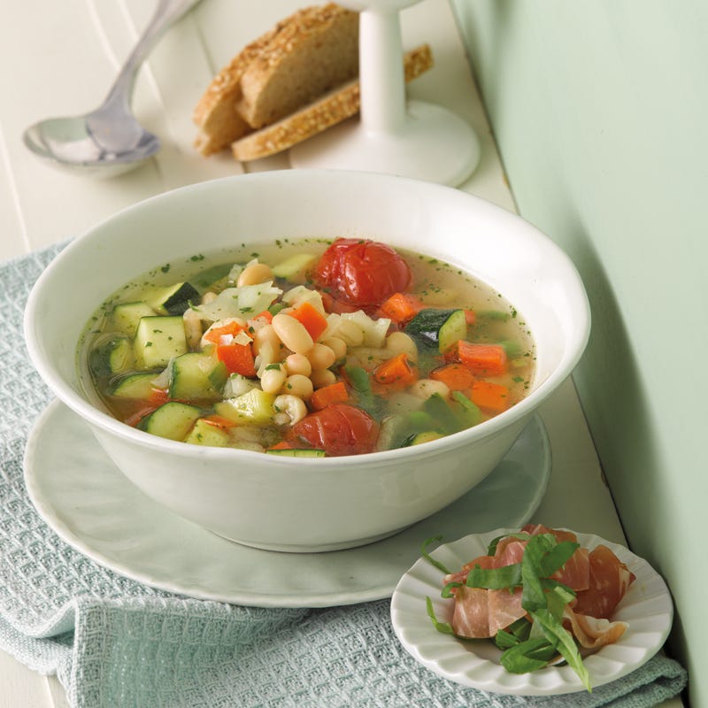 Foto Minestrone mit Parmaschinken von WW