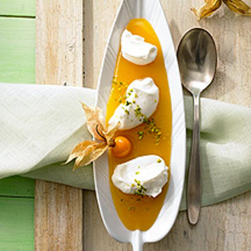 Foto Joghurt-Wölkchen auf Maracujagelee von WW