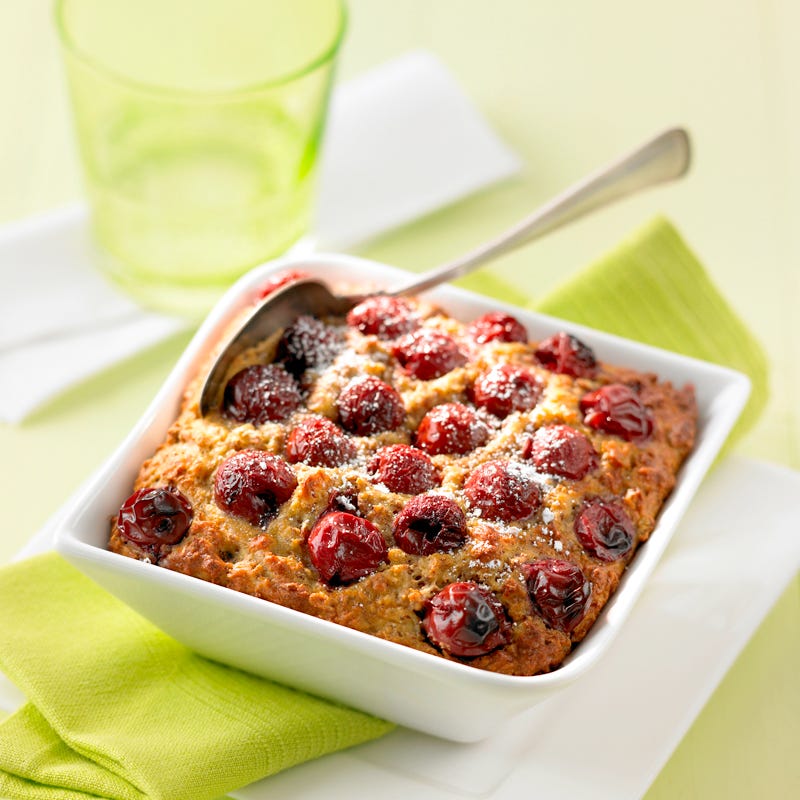 Foto Schwarzbrotauflauf mit Kirschen von WW