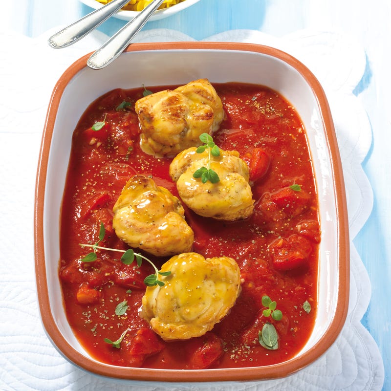 Foto Seeteufel in Tomatensauce von WW