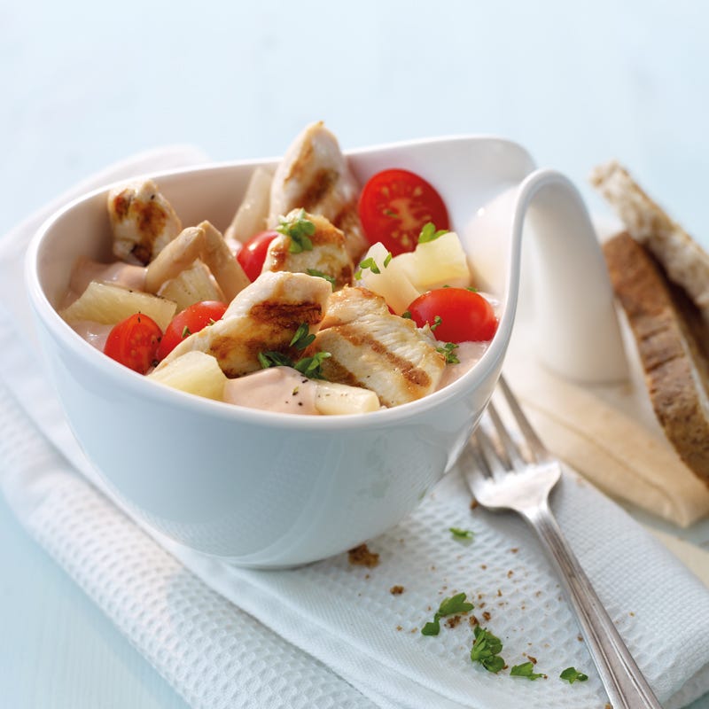 Foto Chickencocktail mit Toast von WW