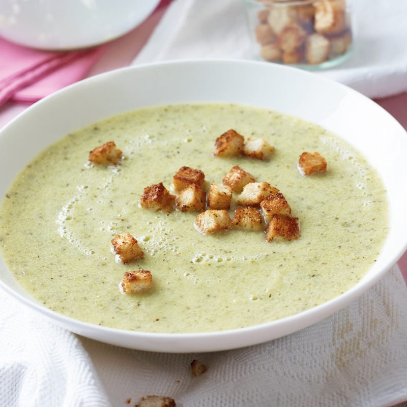 Foto Zucchinisuppe mit Croûtons von WW