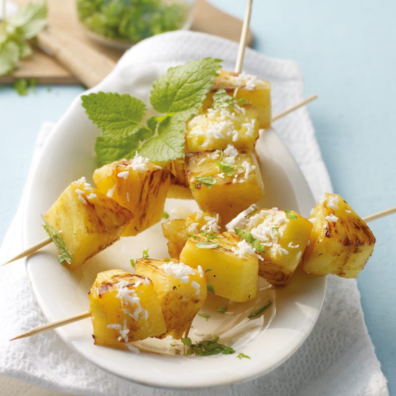 Foto Gegrillte Ananasspieße von WW