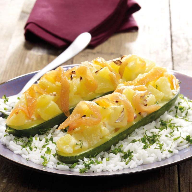 Foto Gefüllte Schmorgurken mit Räucherlachs von WW