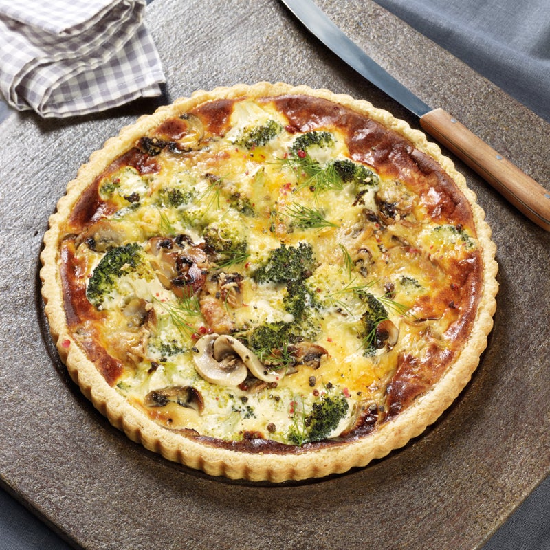 Brokkoliquiche mit Champignons Rezept | WW Deutschland Brokkoliquiche mit Champignons Rezept | WW Deutschland