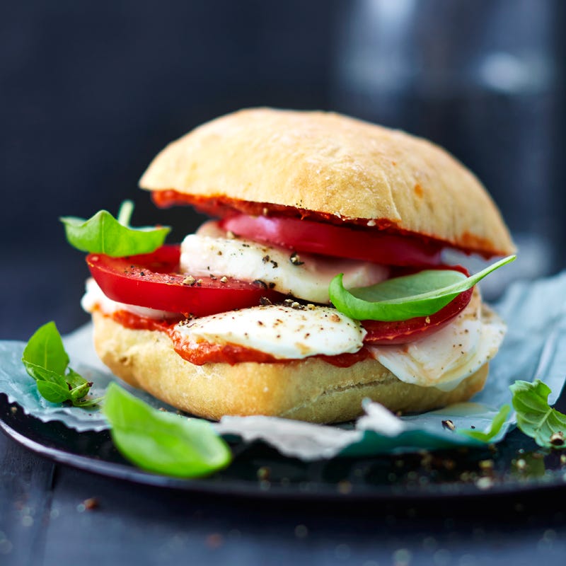 Foto Tomaten-Mozzarella-Brötchen von WW