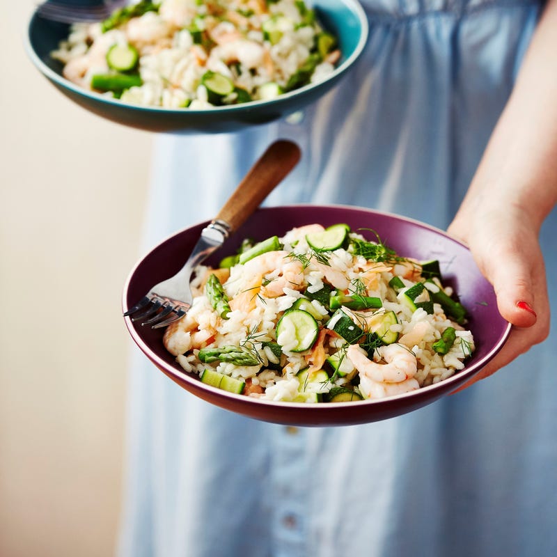 Photo of Smoked salmon, prawn & dill risotto by WW