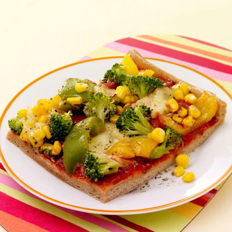 Foto Bunte Gemüsepizza von WW