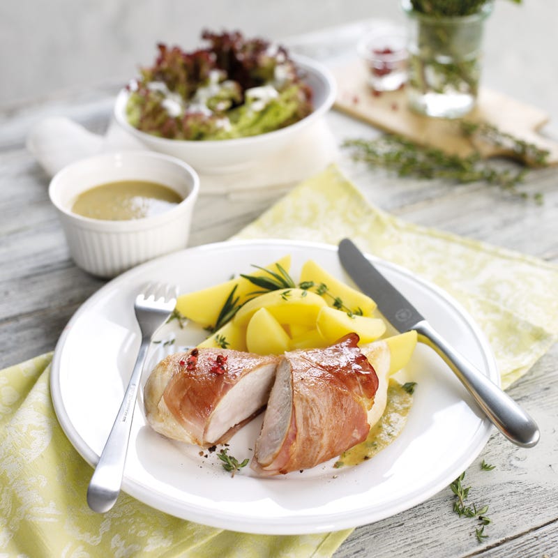 Foto Hähnchenbrust im Schinkenmantel von WW