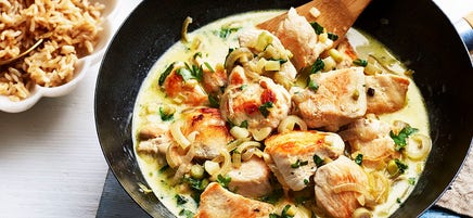 Thai green chicken curry