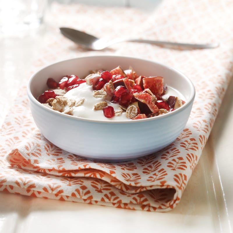 Granatapfelmüsli mit Feige