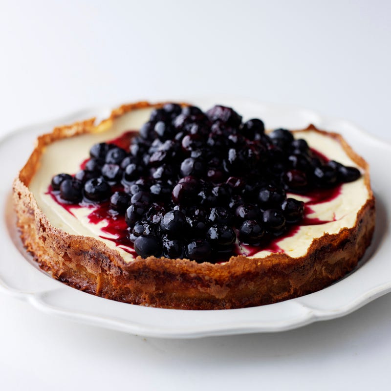 Foto Käsekuchen mit Blaubeeren von WW