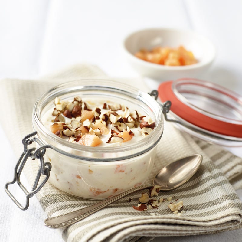 Frühstücksquark mit Papaya