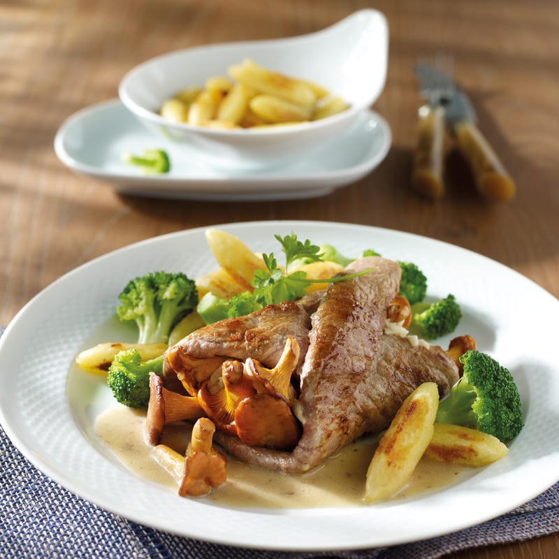 Foto Gefüllte Kalbsschnitzel mit Brokkoli von WW