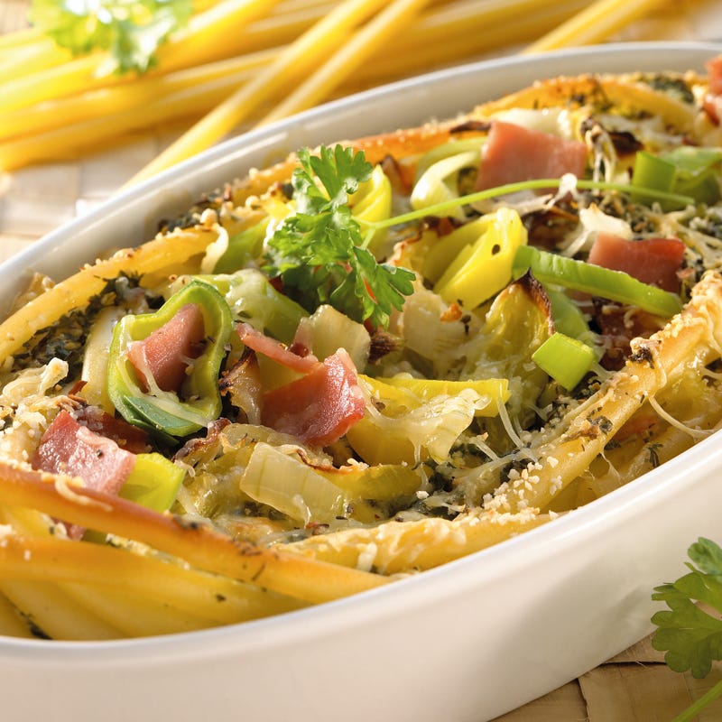 Foto Makkaroni-Lauch-Auflauf von WW