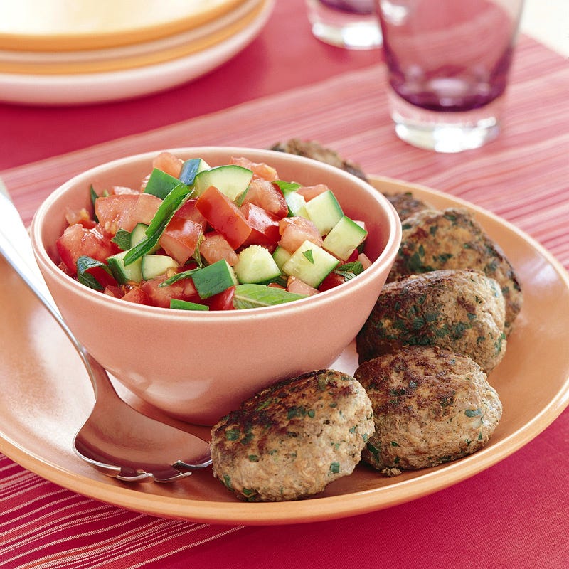 Foto Lammfrikadellen mit Minz-Salsa von WW