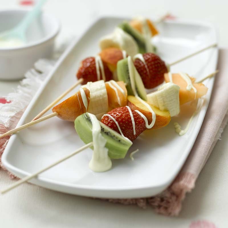 Photo of Fruit skewers with white chocolate drizzle by WW